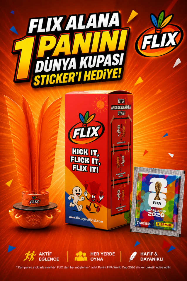 Flix Toy Turuncu (Panini FIFA World Cup 2026 Sticker Hediyeli)