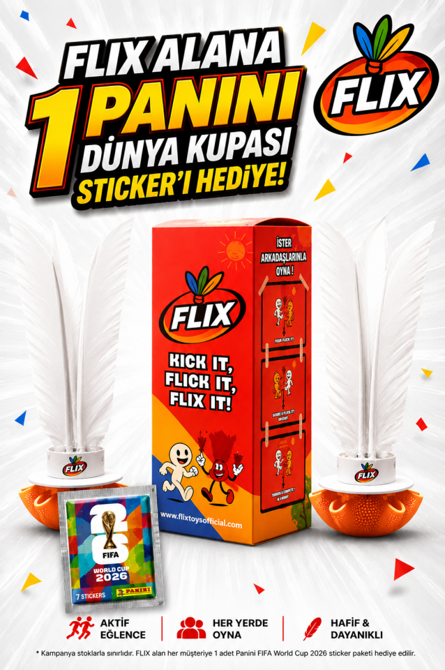 Flix Toy Beyaz (Panini FIFA World Cup 2026 Sticker Hediyeli)