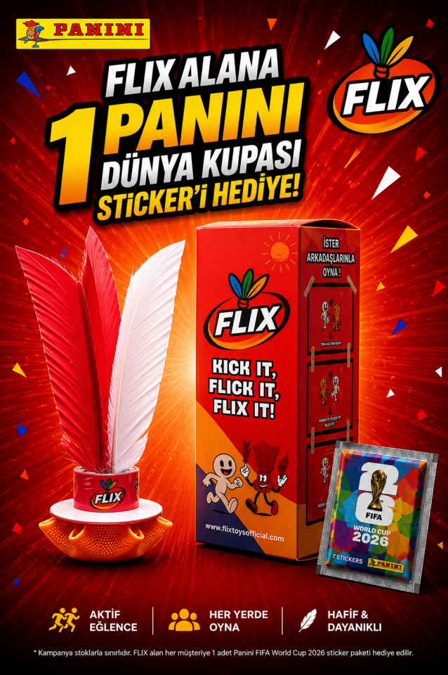 Flix Toy Türkiye Özel (Panini FIFA World Cup 2026 Sticker Hediyeli)
